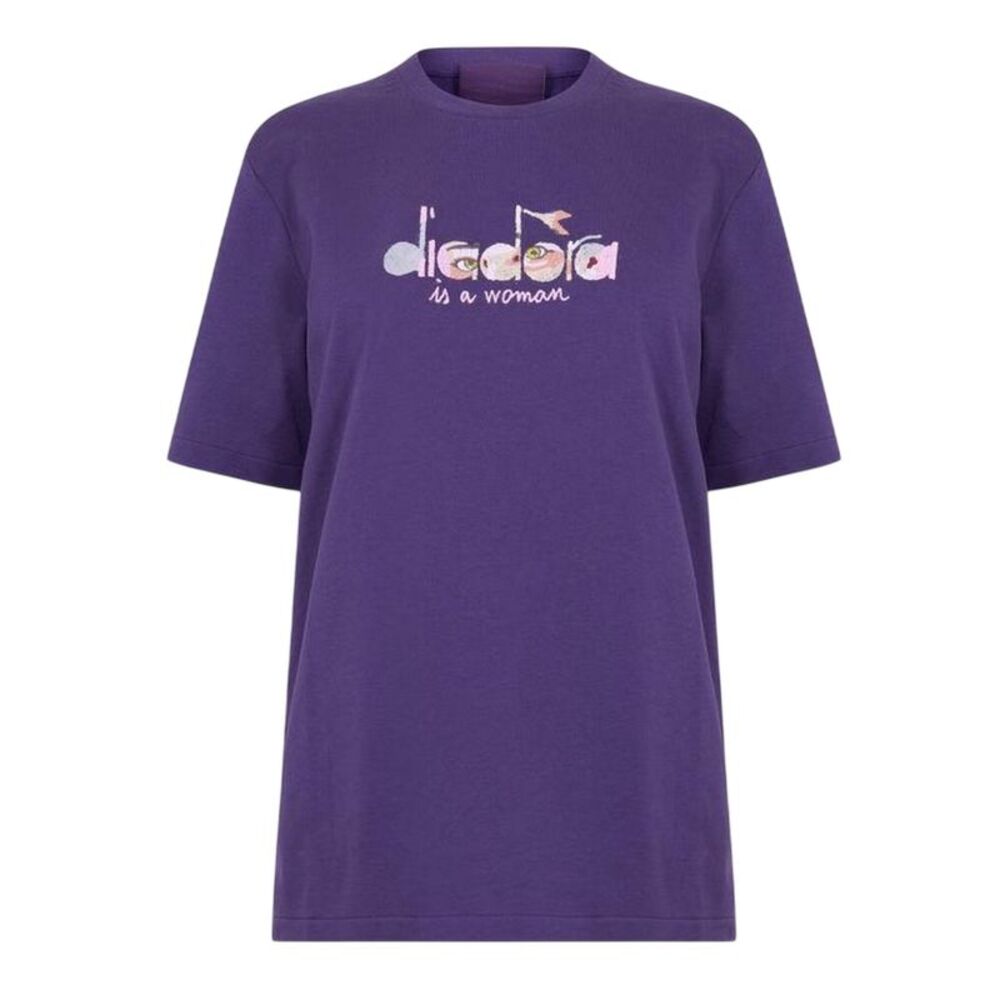 Diadora Womens/Ladies Eye Crew Neck / Purple